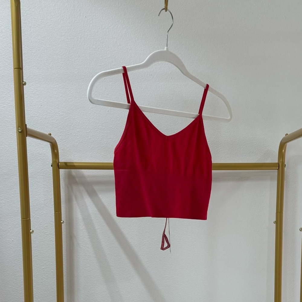 Zara Red Crop Top
